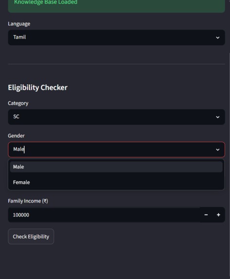 Scholarship RAG Chatbot – screenshot 4