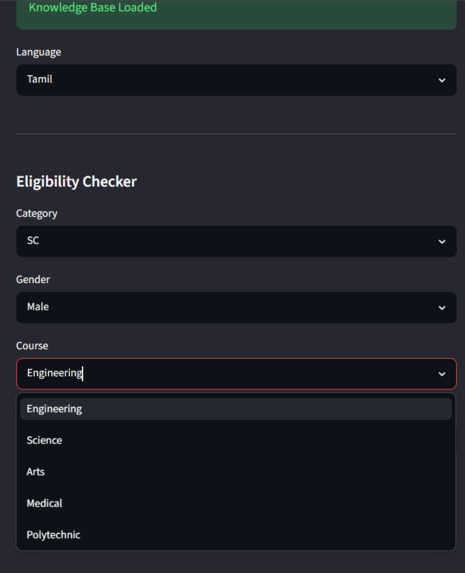 Scholarship RAG Chatbot – screenshot 5