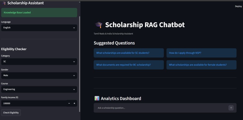 Scholarship RAG Chatbot – screenshot 9
