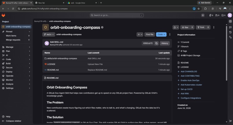 Orbit Onboarding Compass – screenshot 1