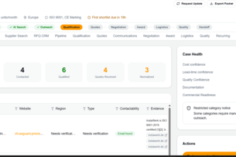 Advanced Sourcing Agent