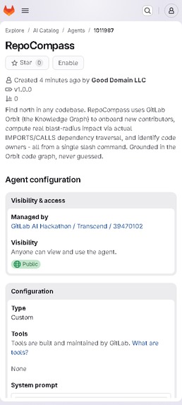 RepoCompass – screenshot 1
