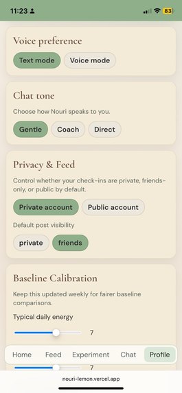 Nouri – screenshot 2