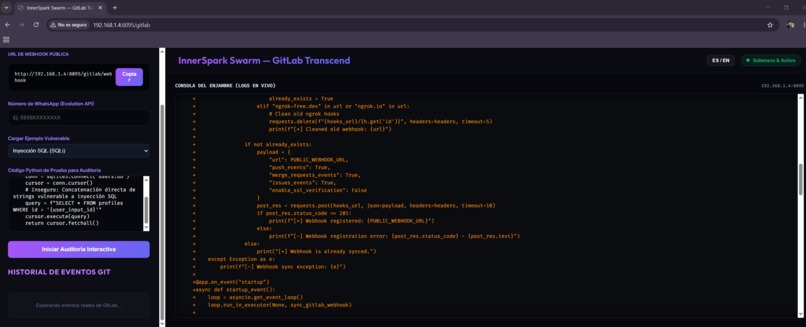 InnerSpark DevSecOps Swarm – screenshot 5