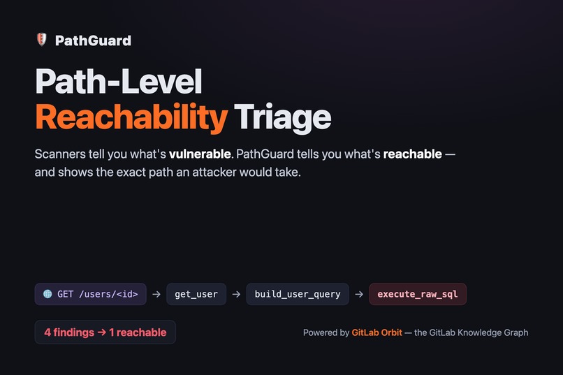 PathGuard — Path-Level Reachability Triage – screenshot 1