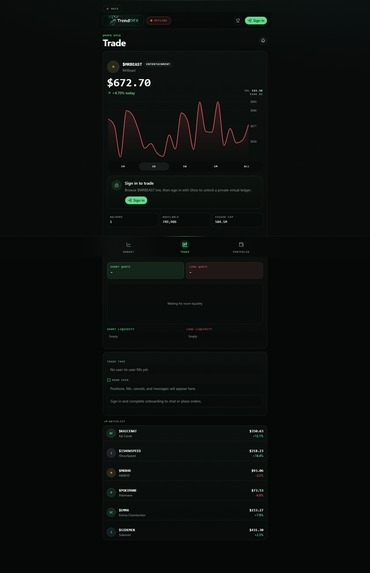 TrendDEX – screenshot 2
