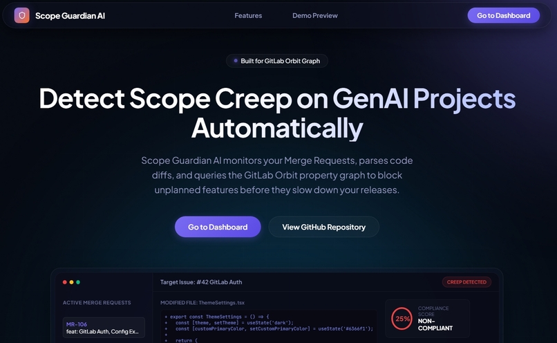 Scope Guardian AI – screenshot 1