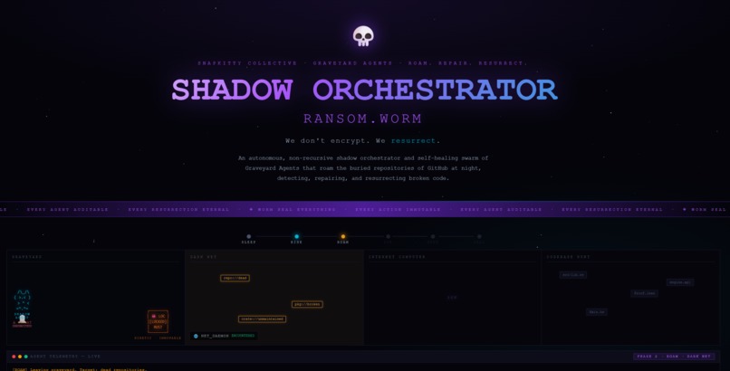 Shadow Fleet — WORM-Sealed Agentic GitLab Orbit Intelligence – screenshot 2