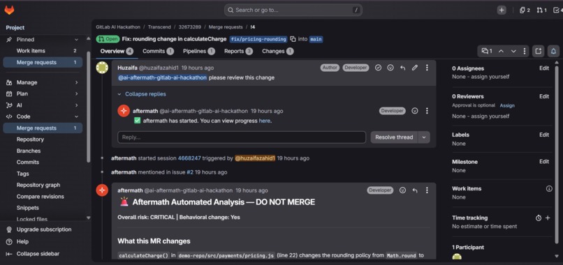 Aftermath — The Autonomous Change-Consequence Engine – screenshot 4