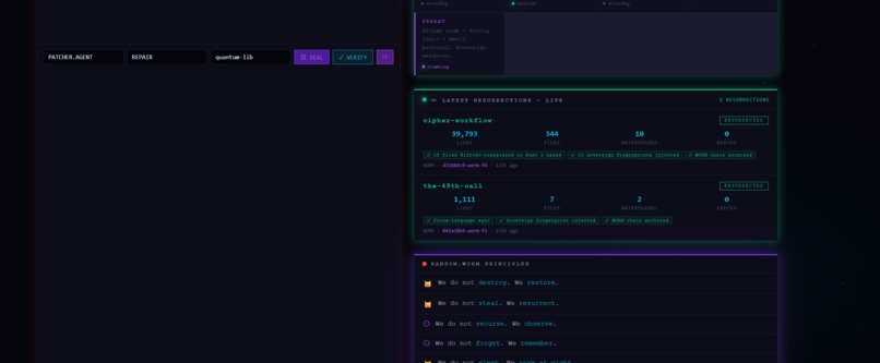 Shadow Fleet — WORM-Sealed Agentic GitLab Orbit Intelligence – screenshot 3