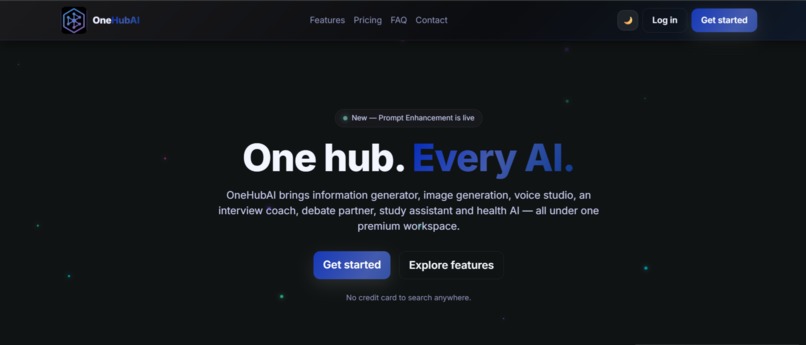 OneHubAI – screenshot 1