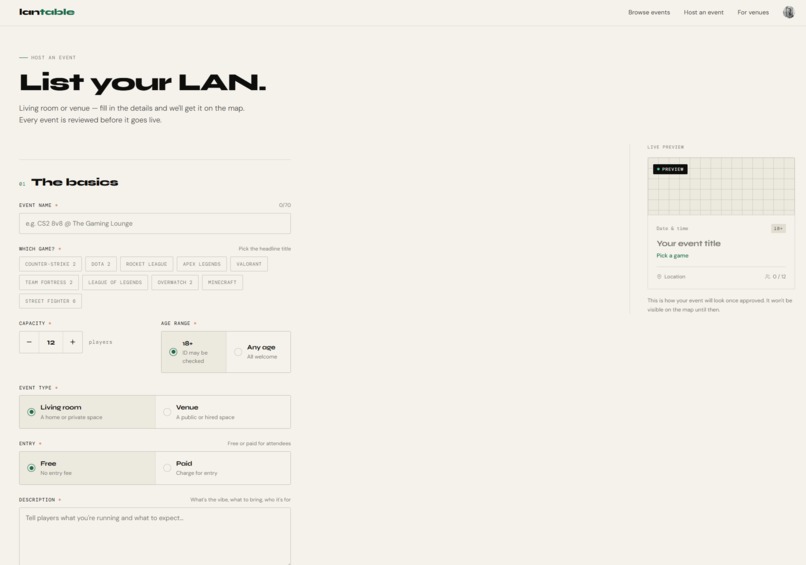 Lantable – screenshot 2