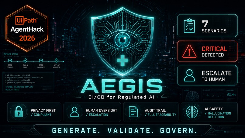 Aegis — CI/CD for Regulated AI – screenshot 1
