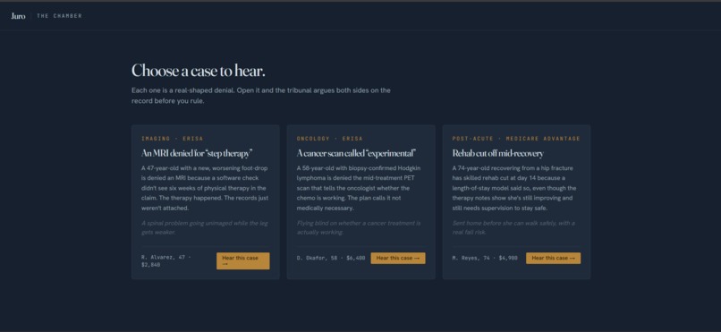 JURO – screenshot 1
