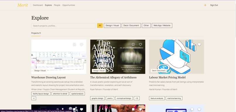 Merit – screenshot 1