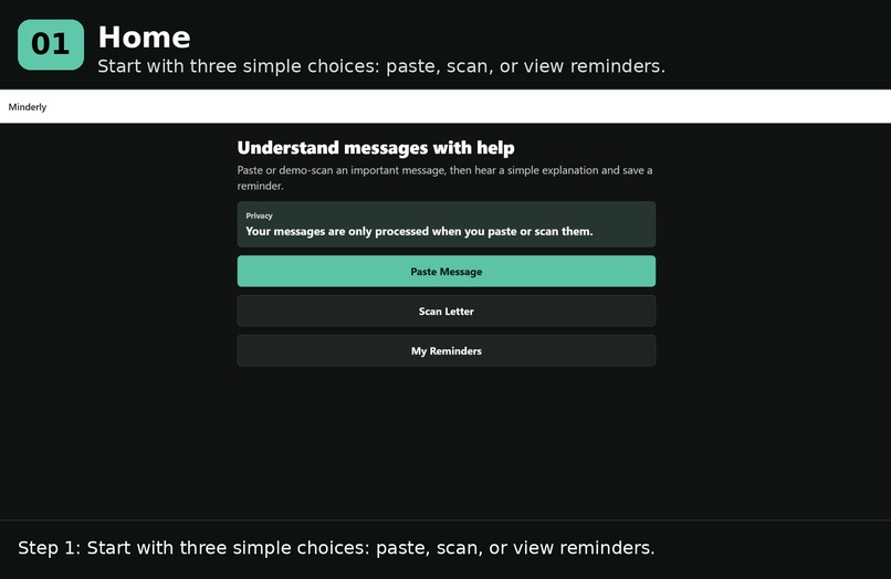 Minderly – screenshot 1