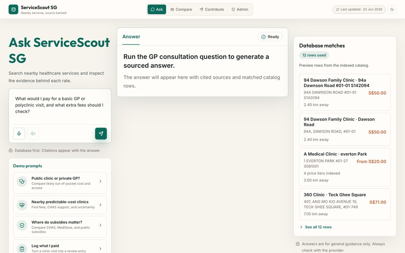 ServiceScoutSG – screenshot 4
