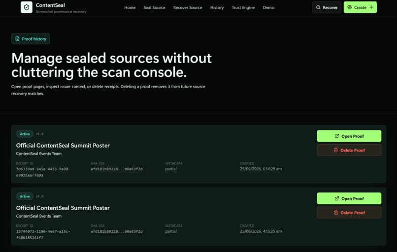 ContentSeal – screenshot 2