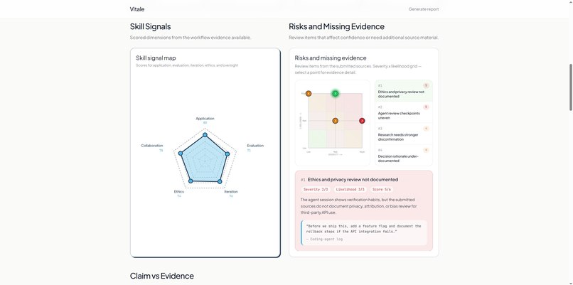 Vitale – screenshot 2