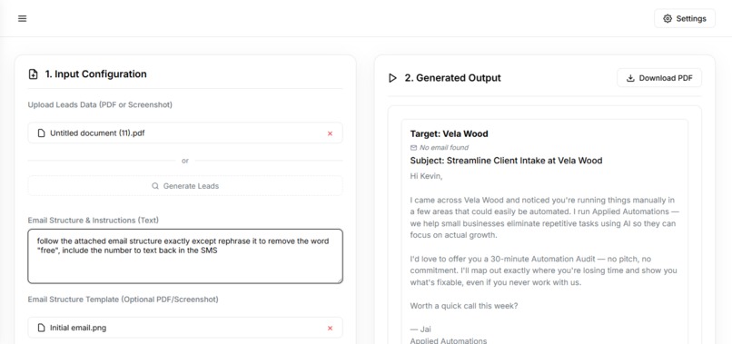 AI Lead scraper – screenshot 4