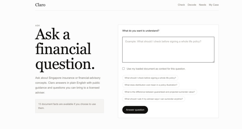 CLARO – screenshot 5