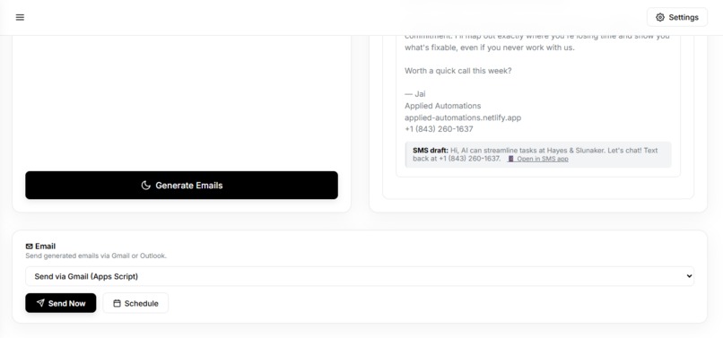 AI Lead scraper – screenshot 5