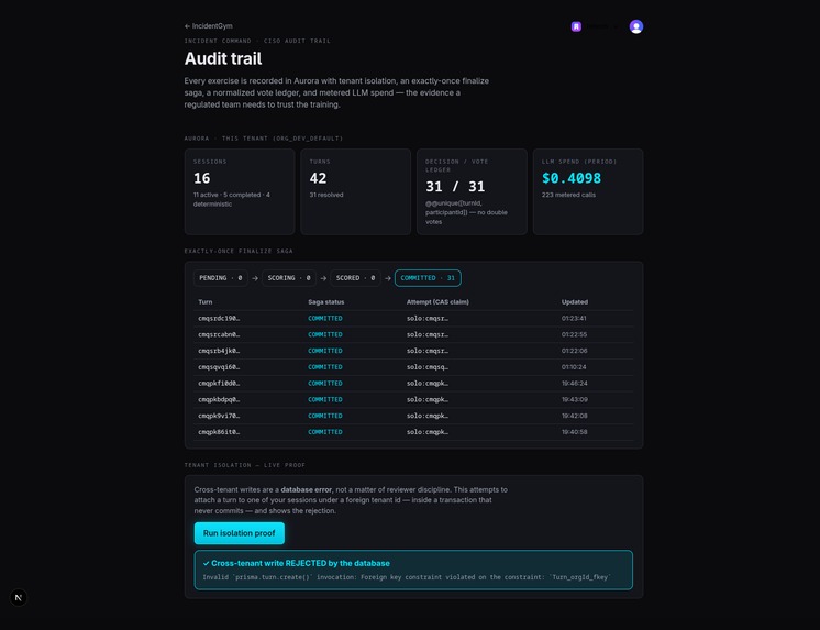 Incidentgym – screenshot 3