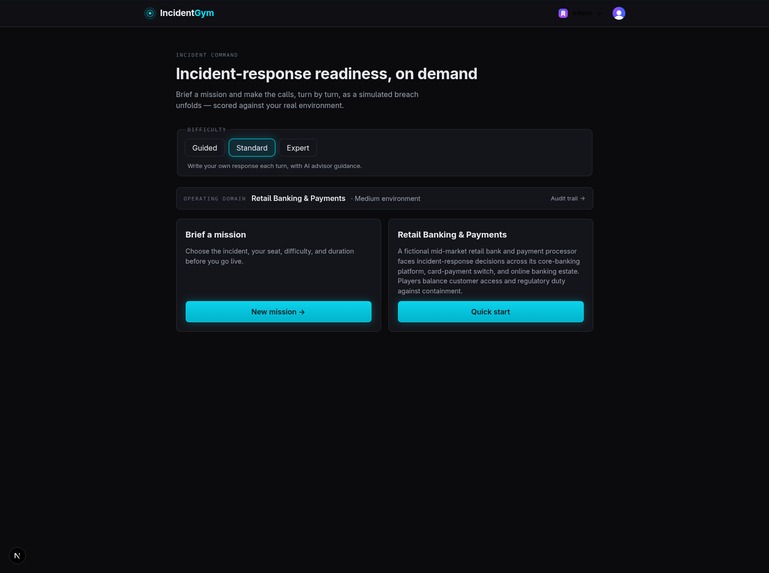 Incidentgym – screenshot 4