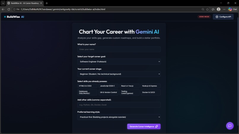BuildWise AI – screenshot 1