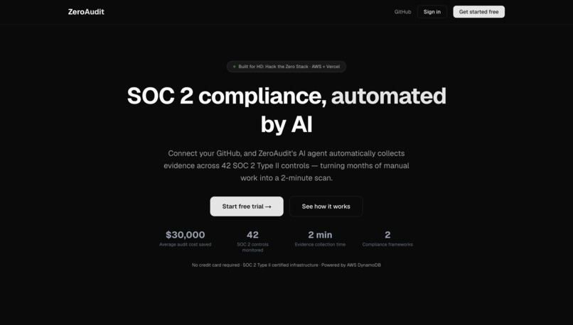 ZeroAudit – screenshot 1