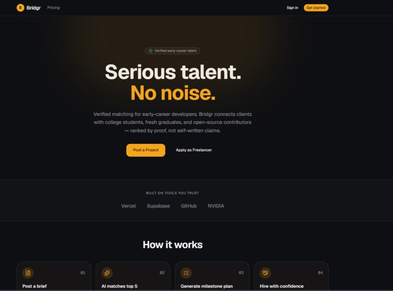 Bridgr – screenshot 1