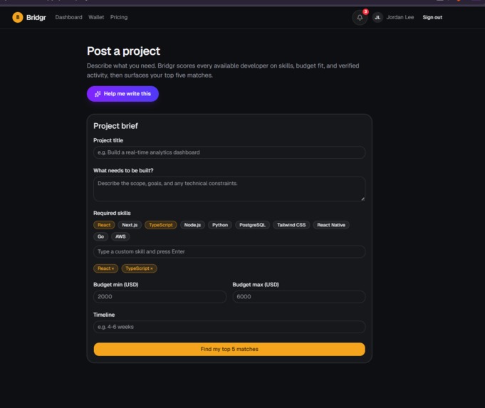 Bridgr – screenshot 4