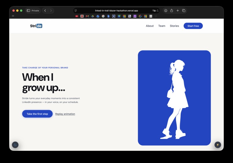 Stride – screenshot 3