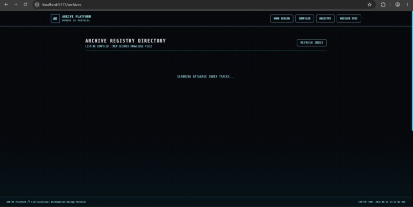 ARKIVE – screenshot 1