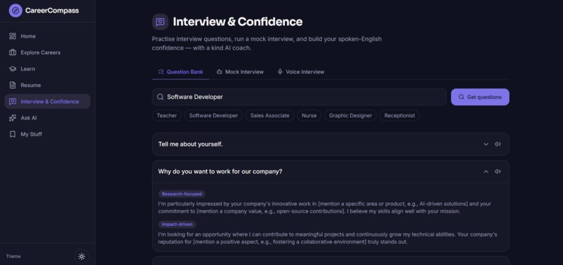Careercompass – screenshot 5