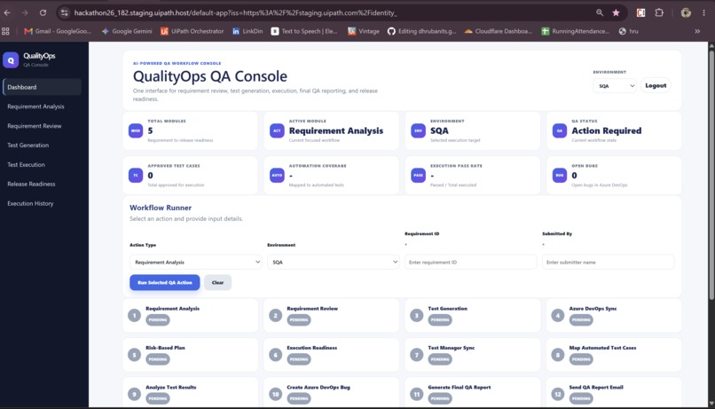 QualityOps QA Console – screenshot 3
