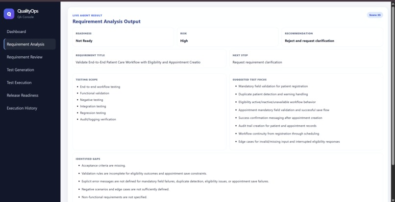 QualityOps QA Console – screenshot 6