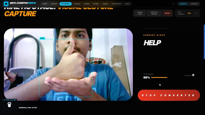 Meta-Cognitive SignBridge  – screenshot 15