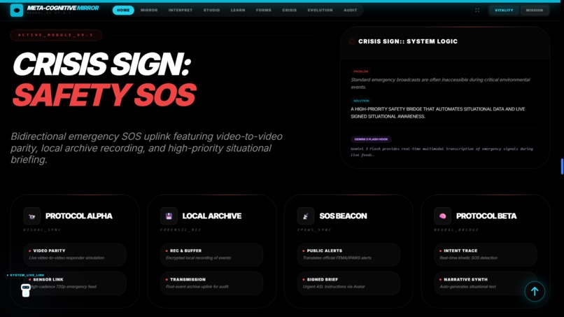 Meta-Cognitive SignBridge  – screenshot 2
