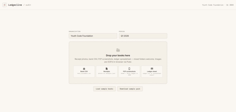 LedgerLine – screenshot 1