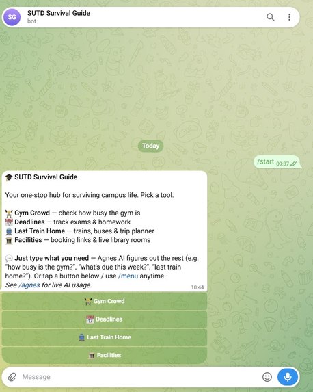 SSG - SUTD Survival Guide – screenshot 2