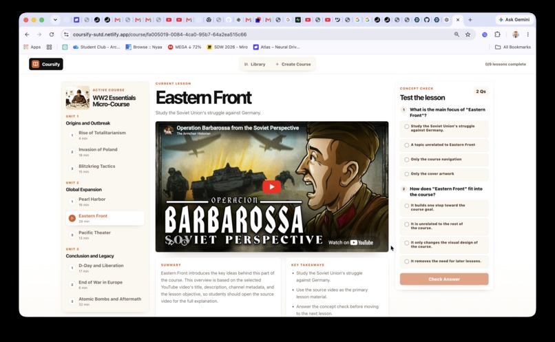 Coursify  – screenshot 3
