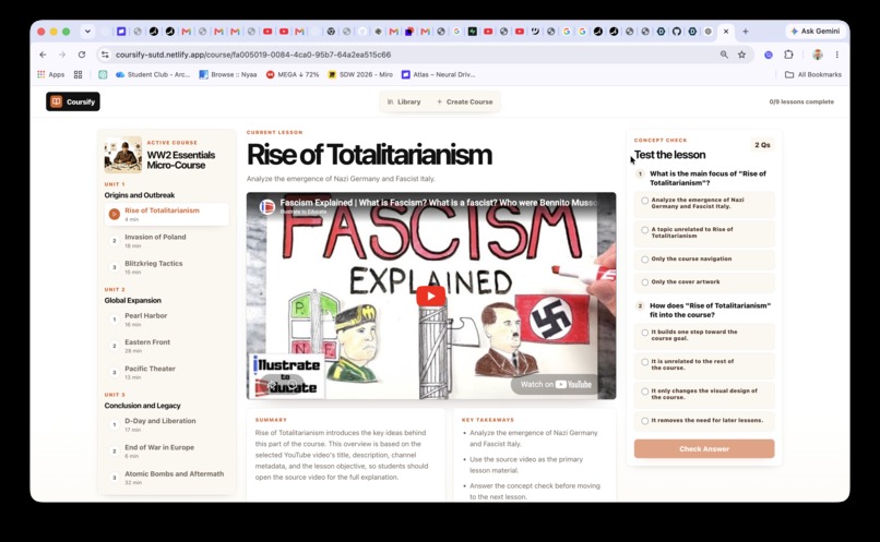 Coursify  – screenshot 2
