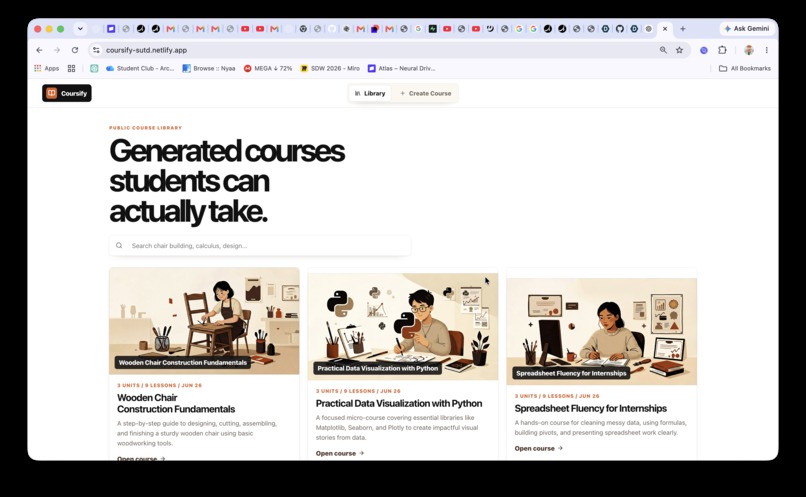 Coursify  – screenshot 1