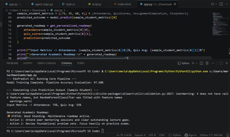EduPredict AI – screenshot 3