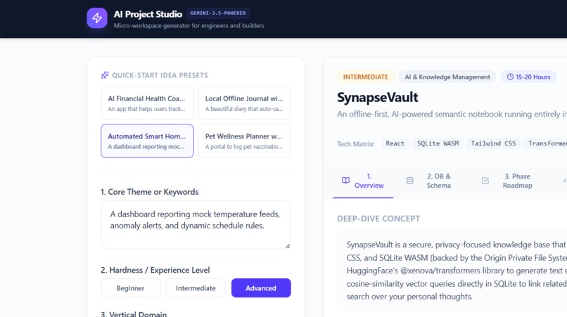AI Project Idea Generator – screenshot 3