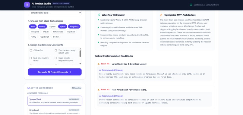 AI Project Idea Generator – screenshot 4