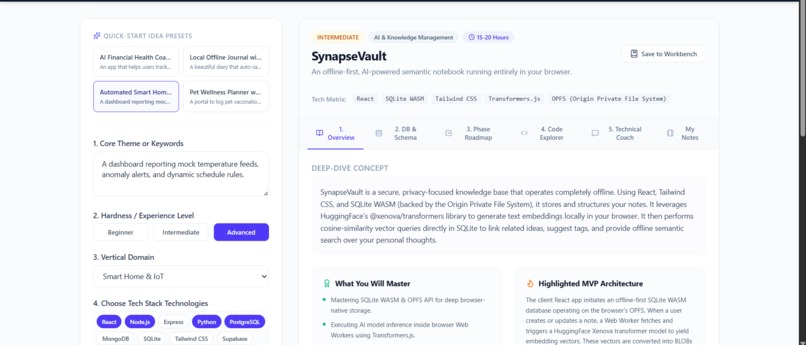AI Project Idea Generator – screenshot 2