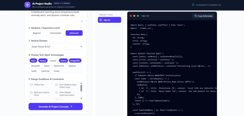 AI Project Idea Generator – screenshot 7