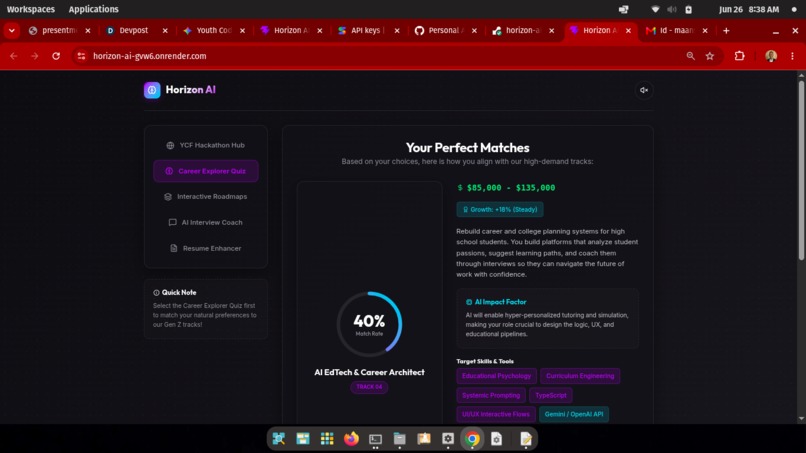 Horizon AI: Gen Z Career Map & Interview Coach – screenshot 3